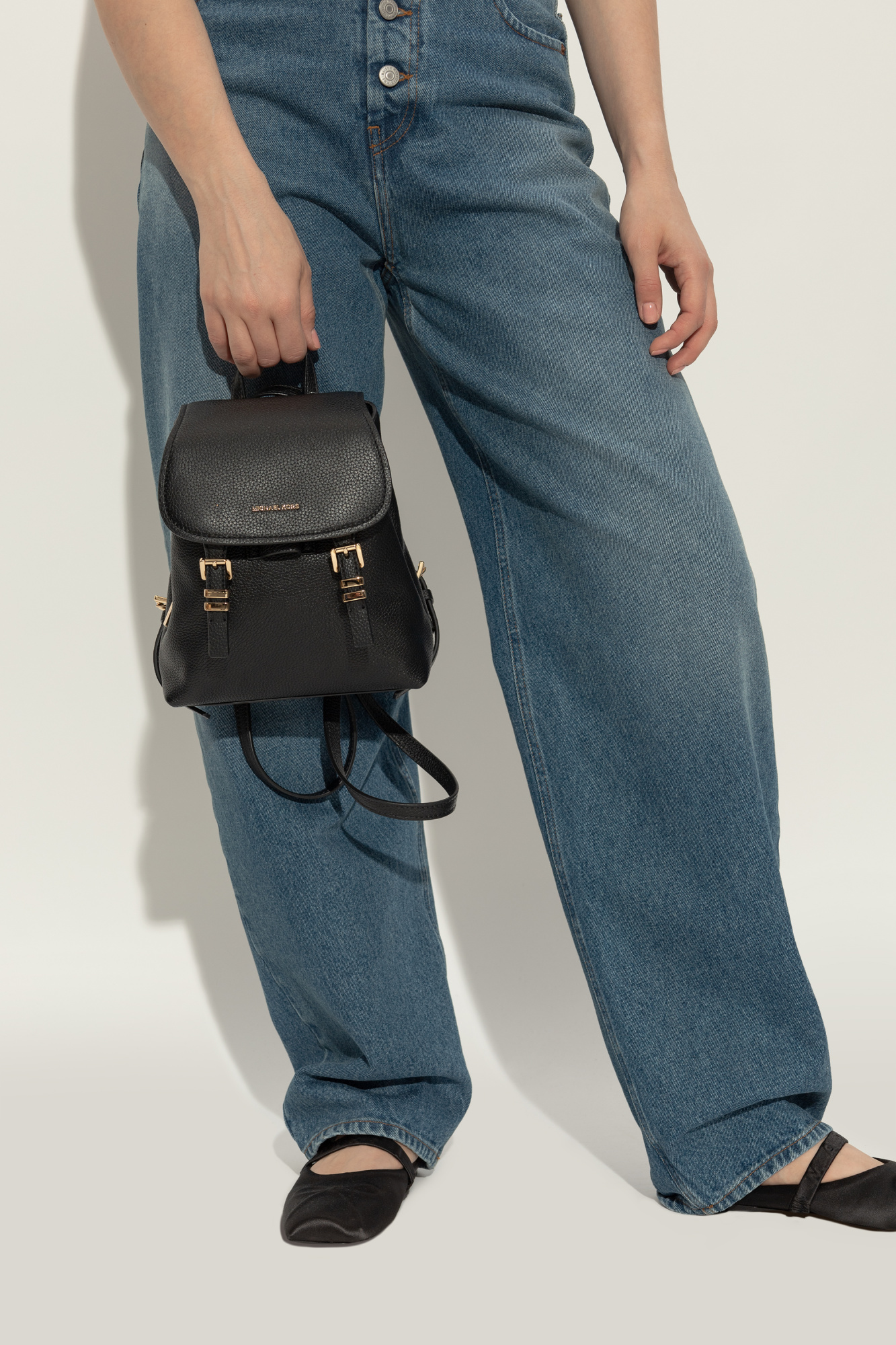 バックパック・リュック Michael Michael Kors XS QUINN BACKPACK Michael Kors Quinn Xs Flap Backpack Black | Backpack